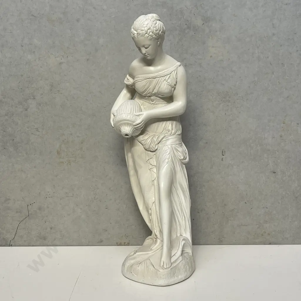 Greek/Roman inspired sculpture of Woman with Jug, H83cm Image 1++