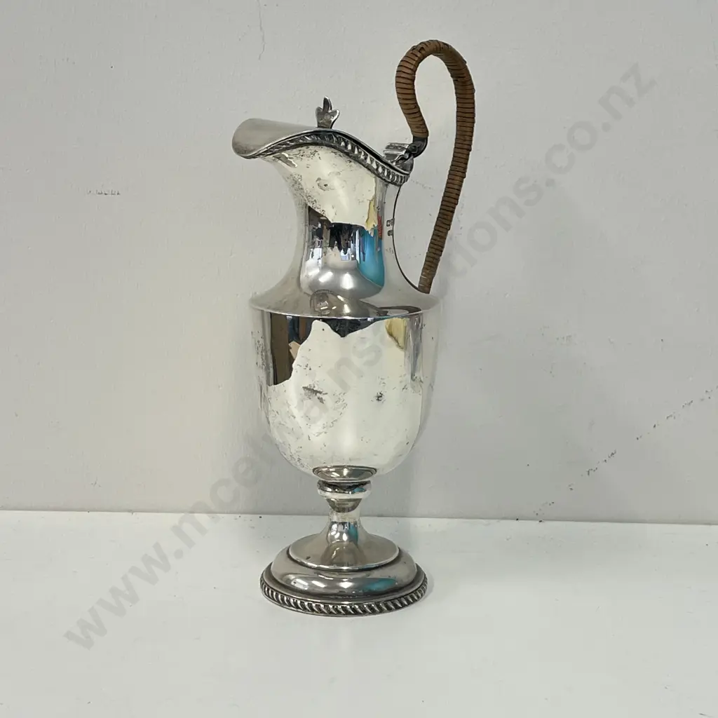 Antique Hallmarked Silver Ewer/Jug. Hallmarked as shown. H23cm Weight 254gms Image 1++