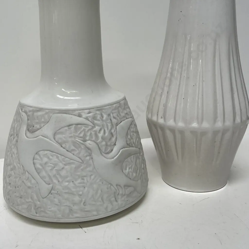 2 German Mid Century Vases. West German and Schumann Arzburg. H20 and H18cm Image 1++