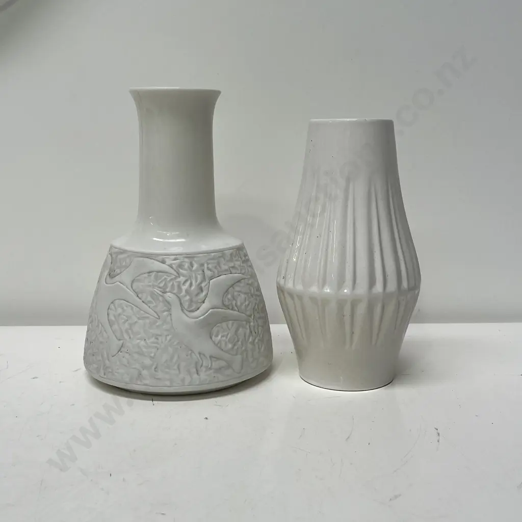 2 German Mid Century Vases. West German and Schumann Arzburg. H20 and H18cm Image 1++