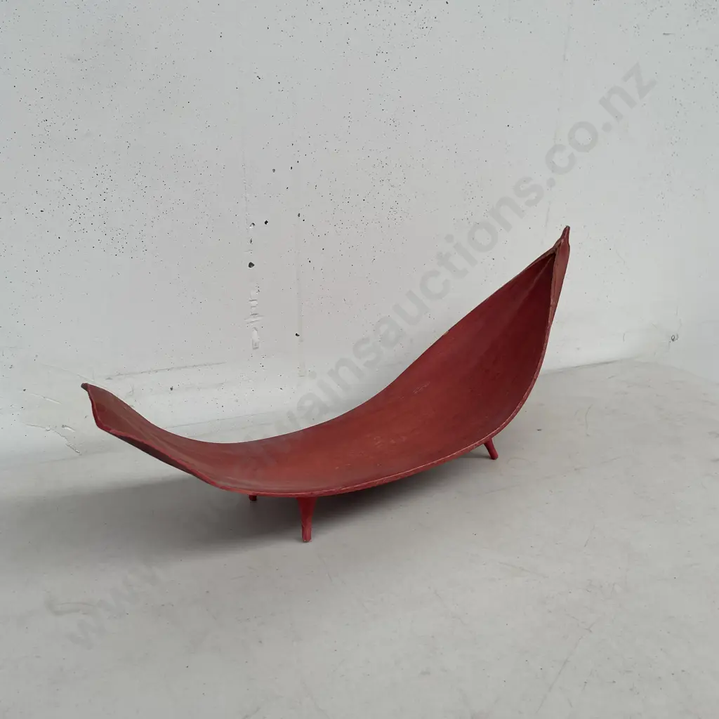Mid Century Style Organic Banana Leaf Bowl L60cm Image 1++