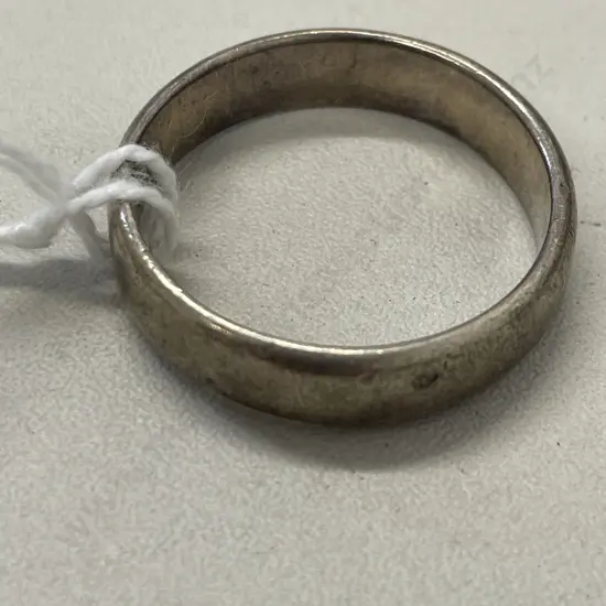 Hallmarked Sterling Silver Wedding Band