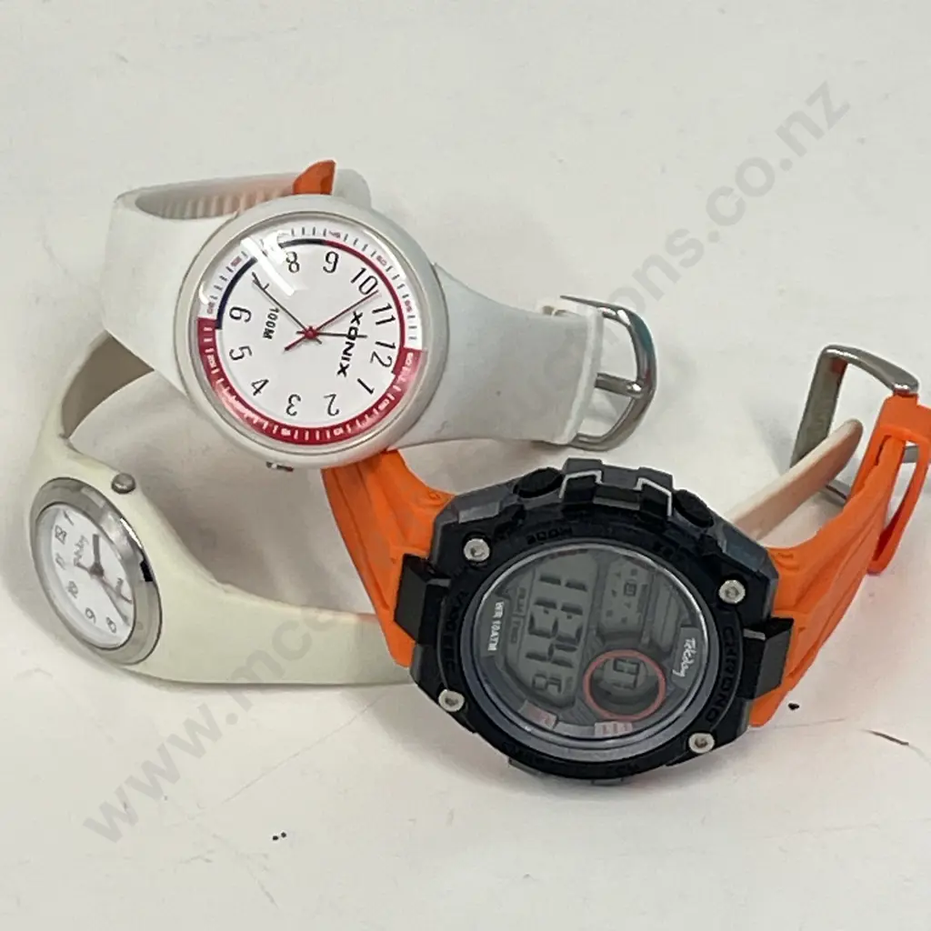 Three Working Watches: 2 x Tekday & Xonix  Image 1++