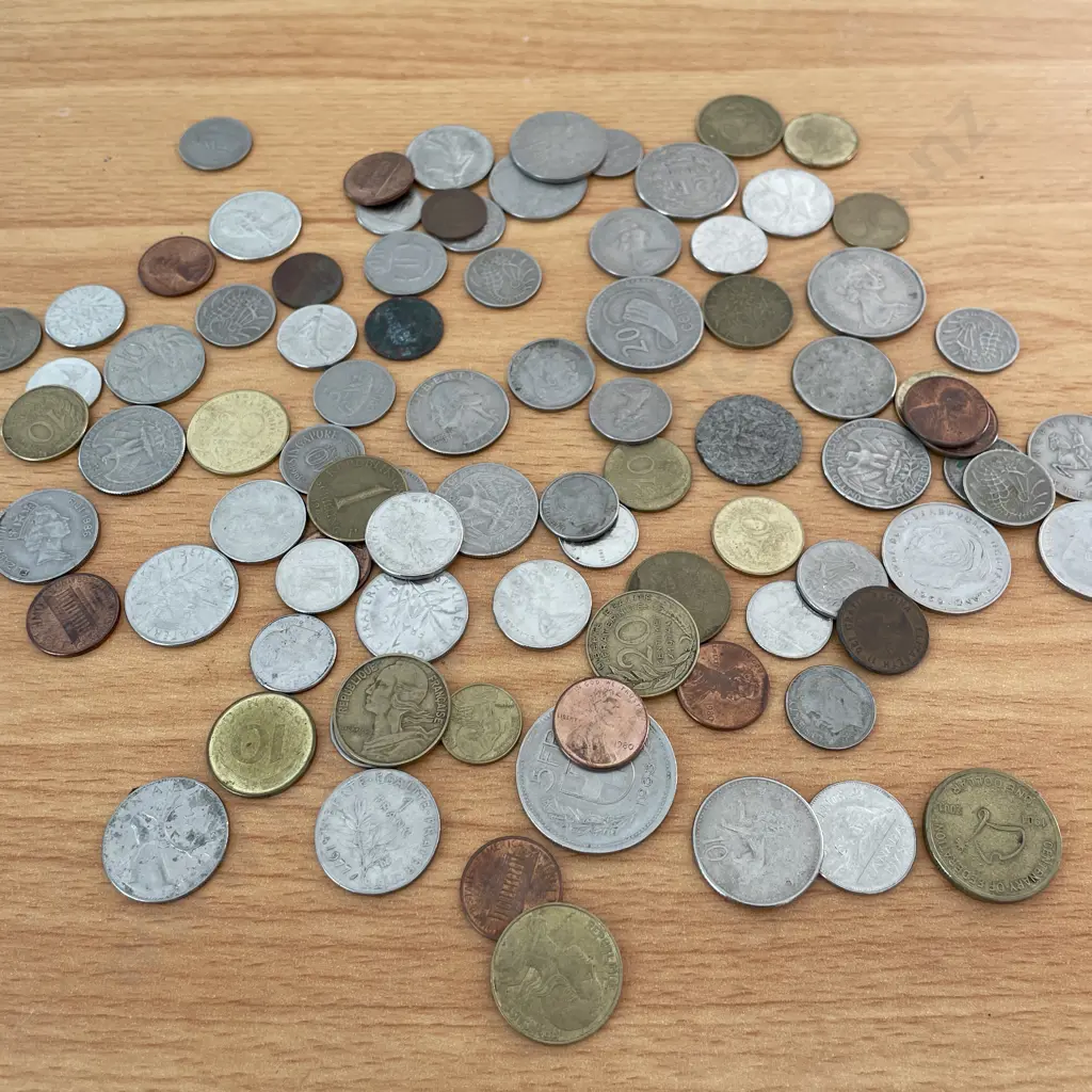Assortment of Foreign coins Image 1++