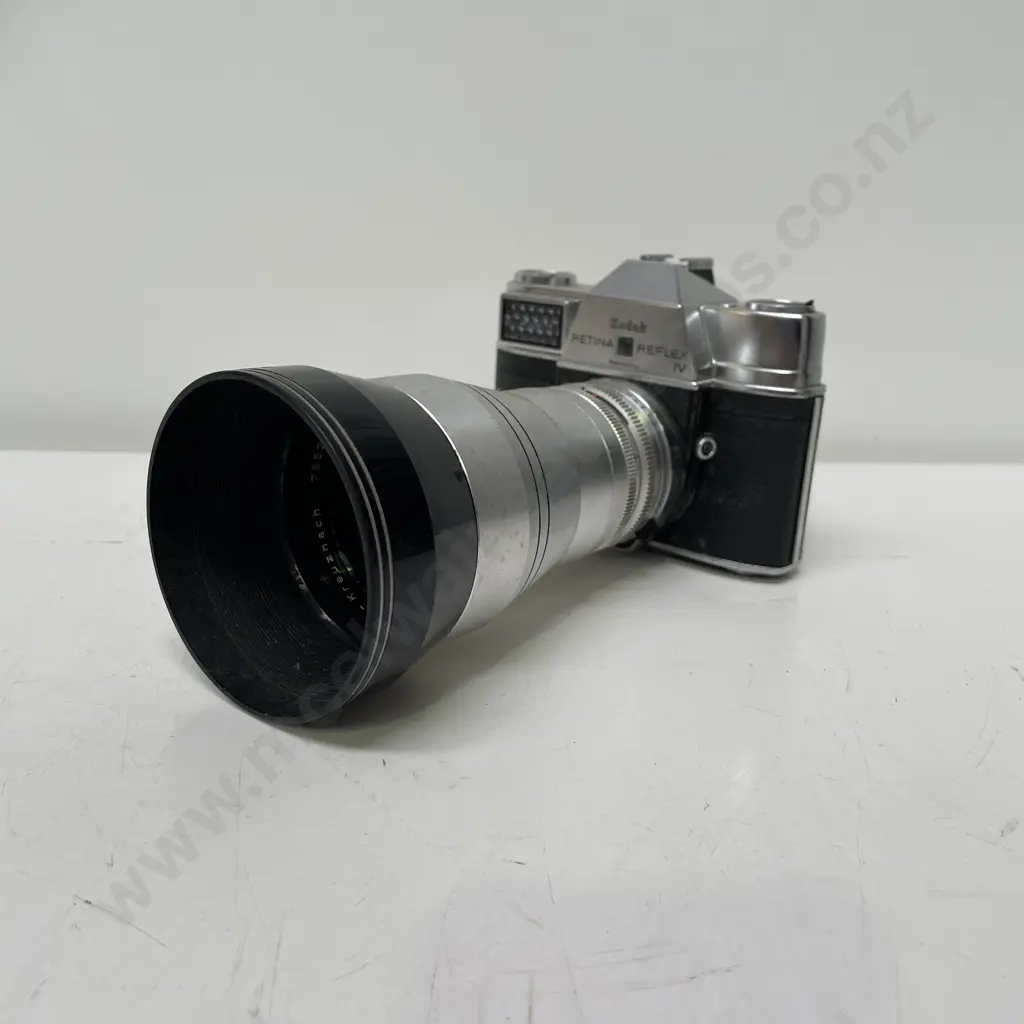 Vintage Kodak Retina Reflex iV with Schneider-Kreuznach Lens Image 1++