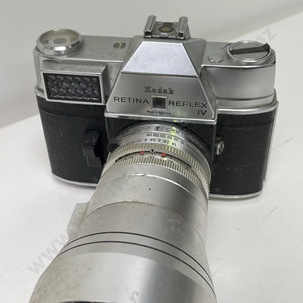 Vintage Kodak Retina Reflex iV with Schneider-Kreuznach Lens Image 1++