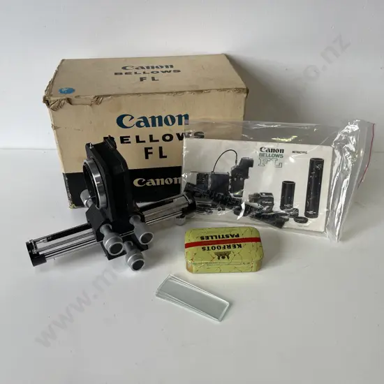 Boxed Canon Bellows FL with manual