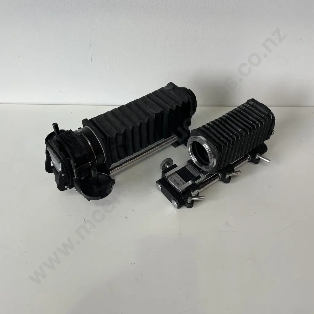 2 Vintage Bellows - Focabell Miranda Camera Co and Soligor. Image 1++