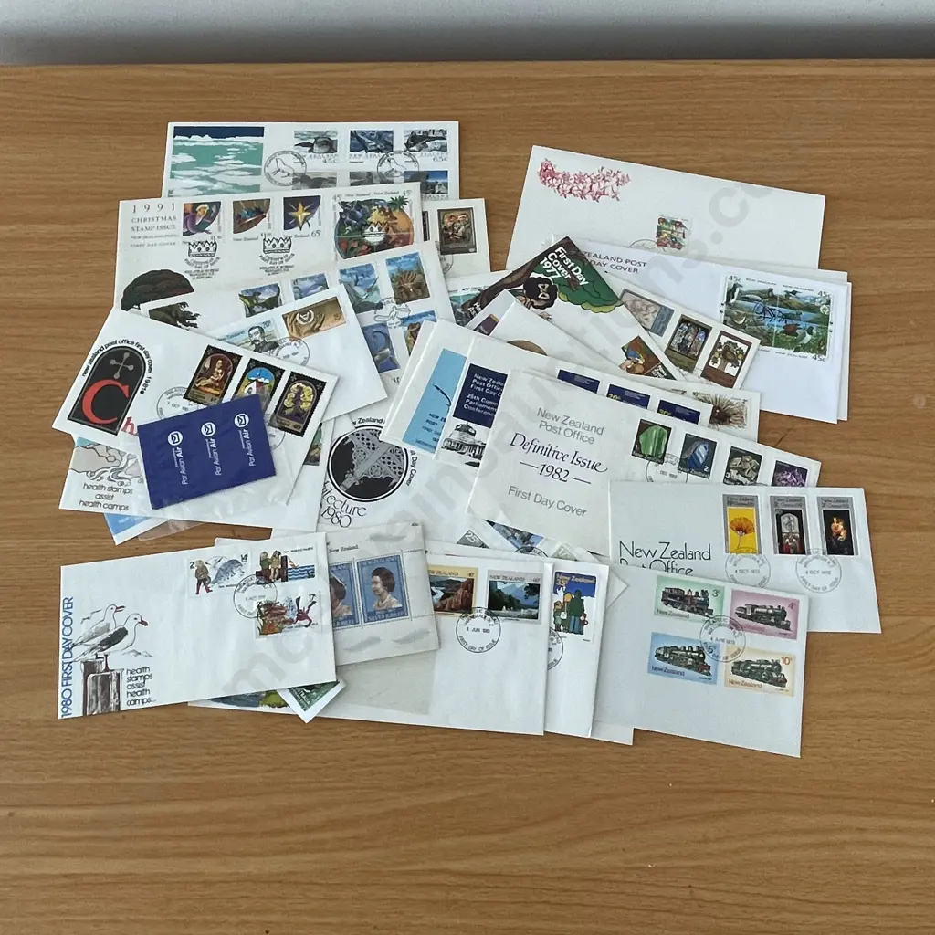 Large Assortment of NZ Post First Day Cover Stamps Image 1++