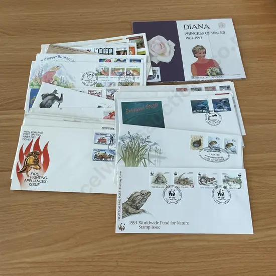 Large Assortment of NZ Post First Day Cover Stamps