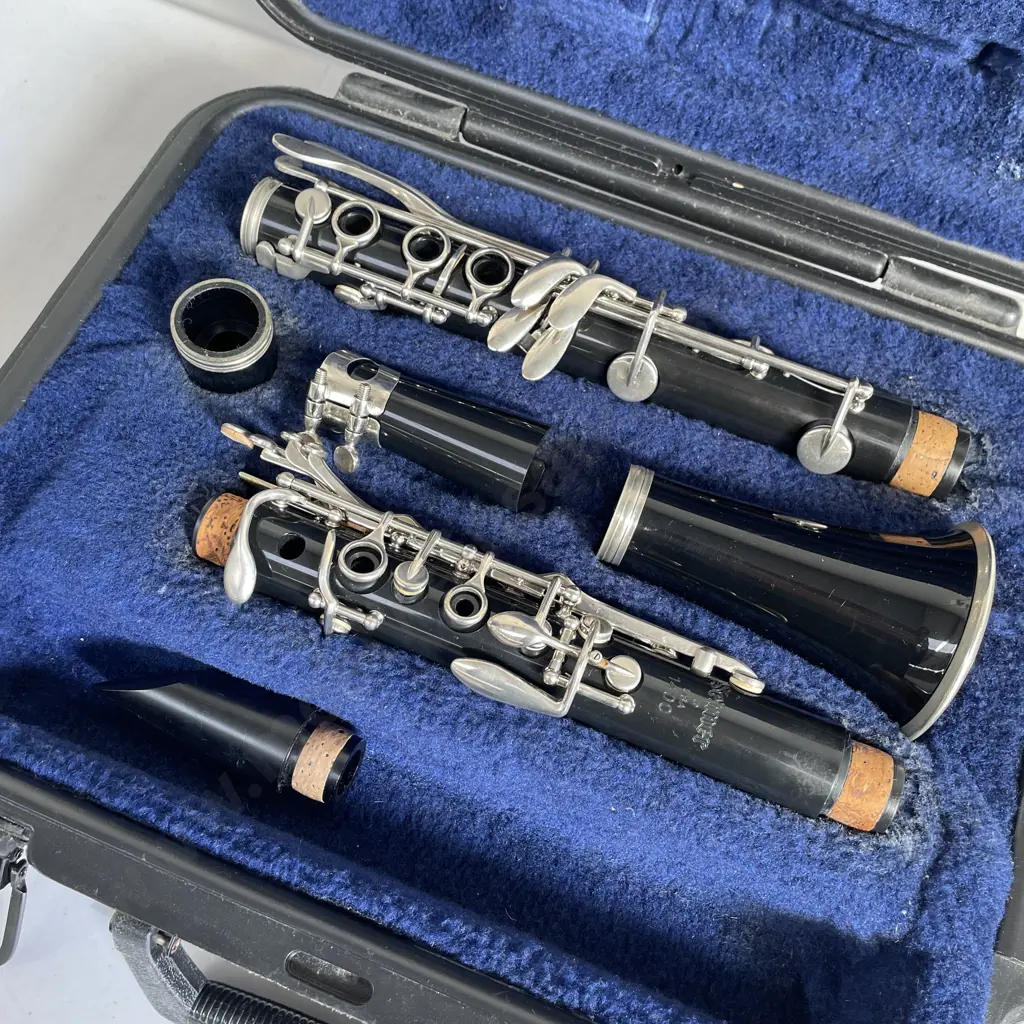 Rare Vintage Selmer USA 1400 Clarinet. In cloth lined hard case Image 1++