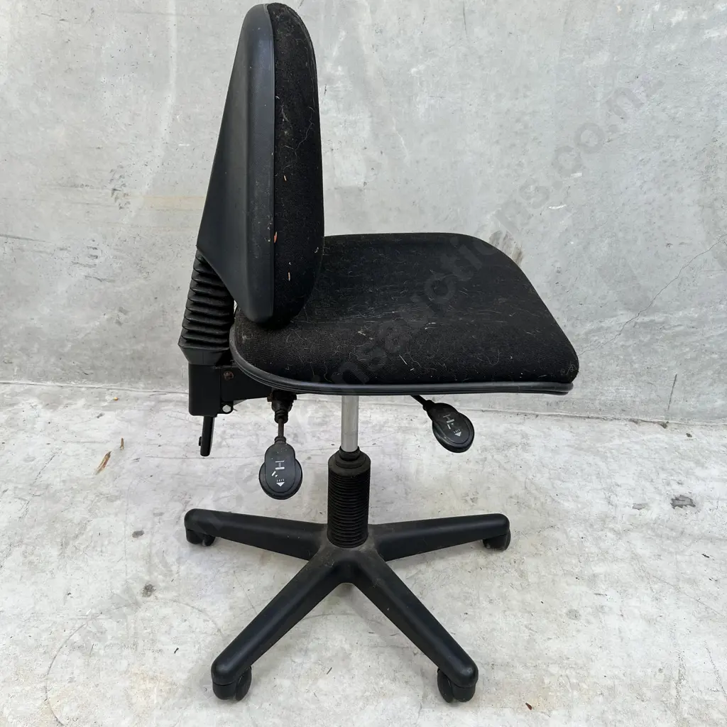 EOS Graphic 2 Office Chair. Height, Back Angle and Back Height Adjustable - all working Image 1++