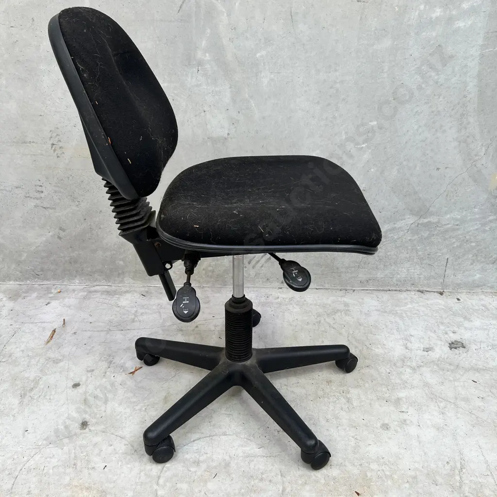 EOS Graphic 2 Office Chair. Height, Back Angle and Back Height Adjustable - all working Image 1++