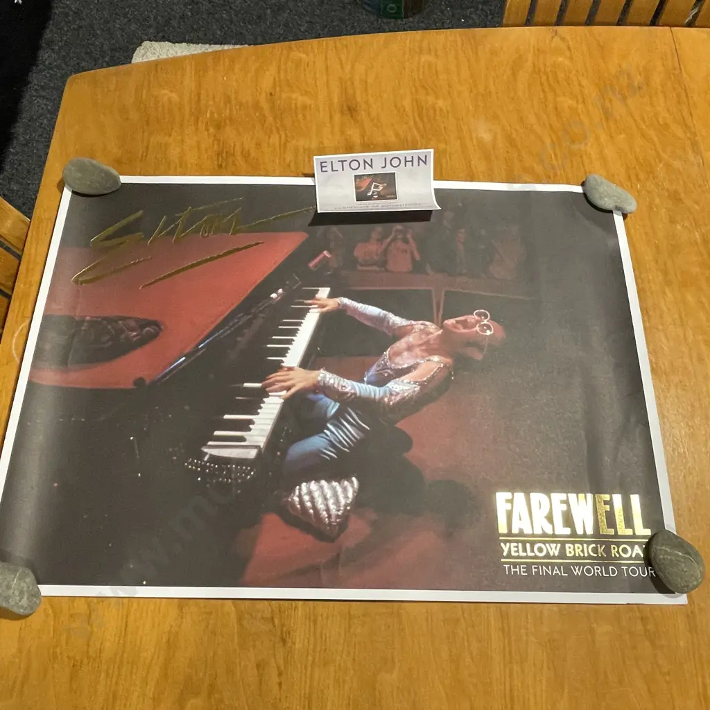 Elton John Limited Edition Lithograph with certificate of authenticity Image 1++