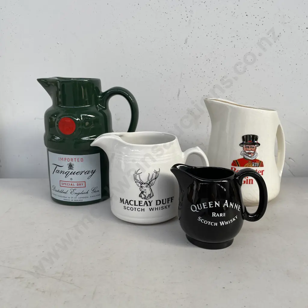 Assorted Vintage Alcohol Advertising Jugs Image 1++