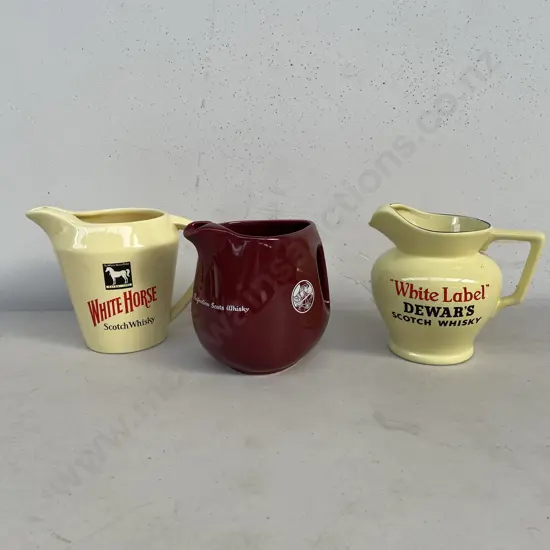 Assorted Vintage Alcohol Advertising Jugs