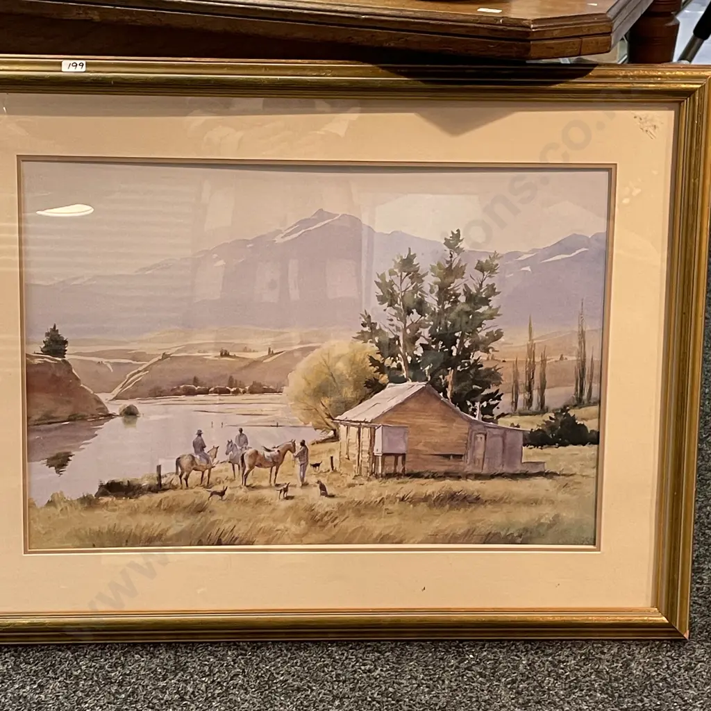 Framed Garrick Tremain Artwork 90 x 68cm Image 1++