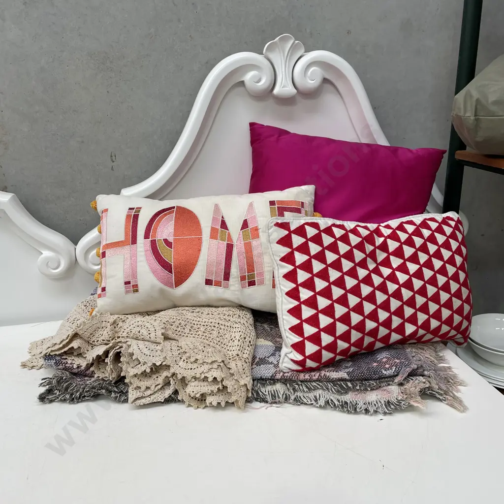 Designer throw, cushions etc Image 1++