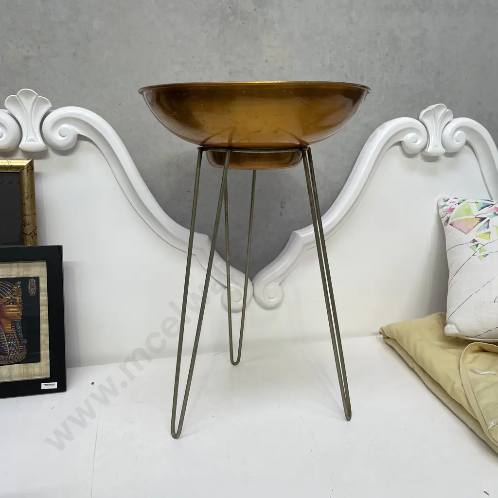 Mid Century Anodised Plant Stand Image 1++