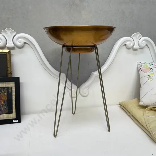Mid Century Anodised Plant Stand