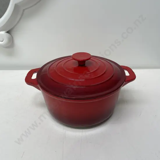 Cast Enamel 2 Handled Pot