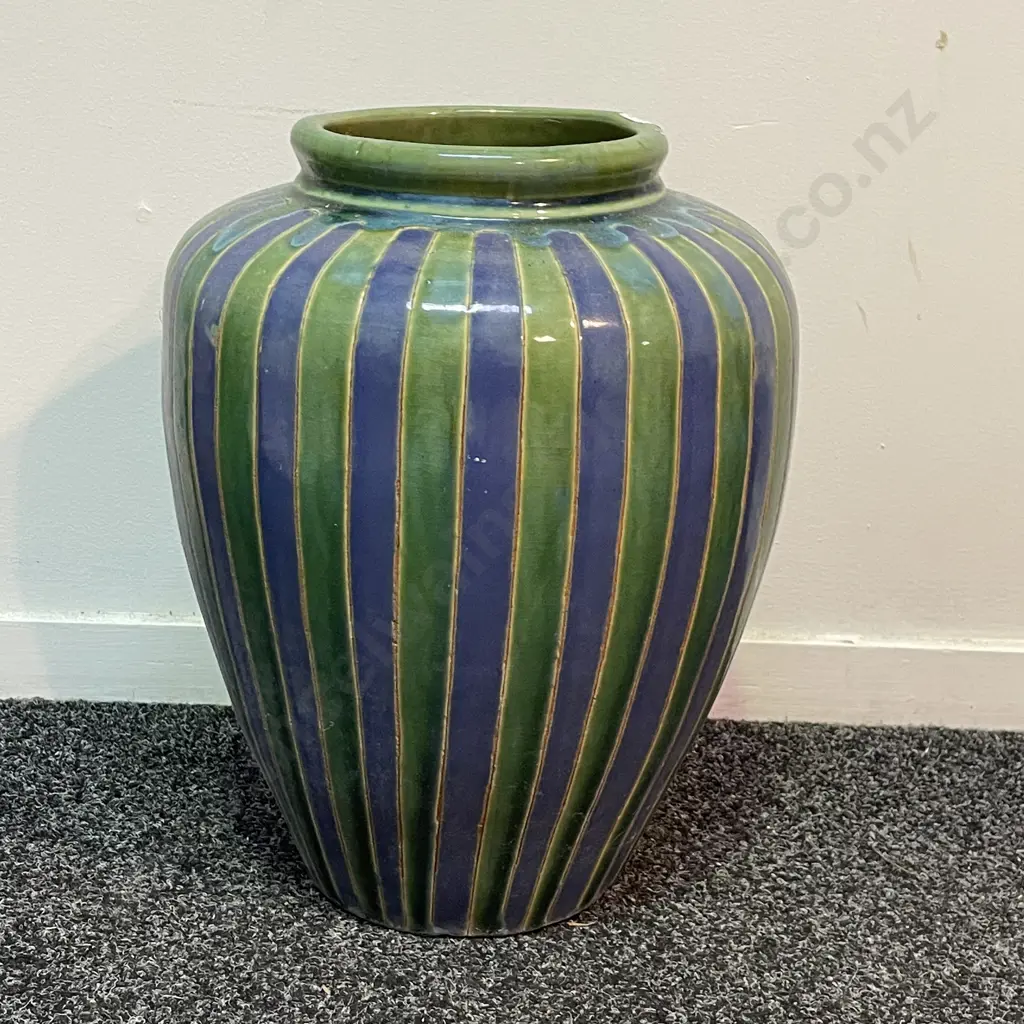 Large Glazed Vase H40cm Dia30cm Image 1++