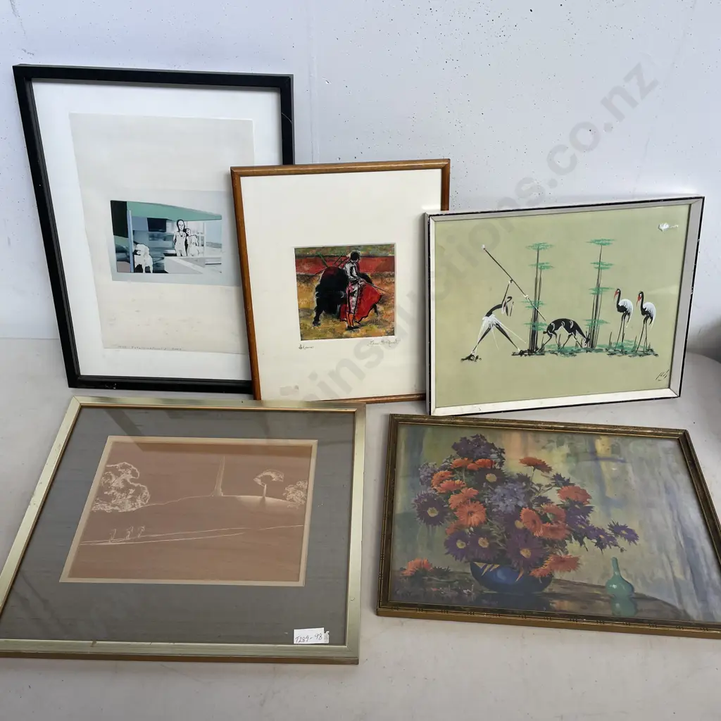 Assorted Signed Vintage Prints Image 1++