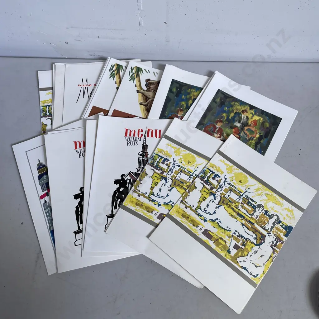 Large Assortment of Vintage Cruise Ship Menus etc Image 1++