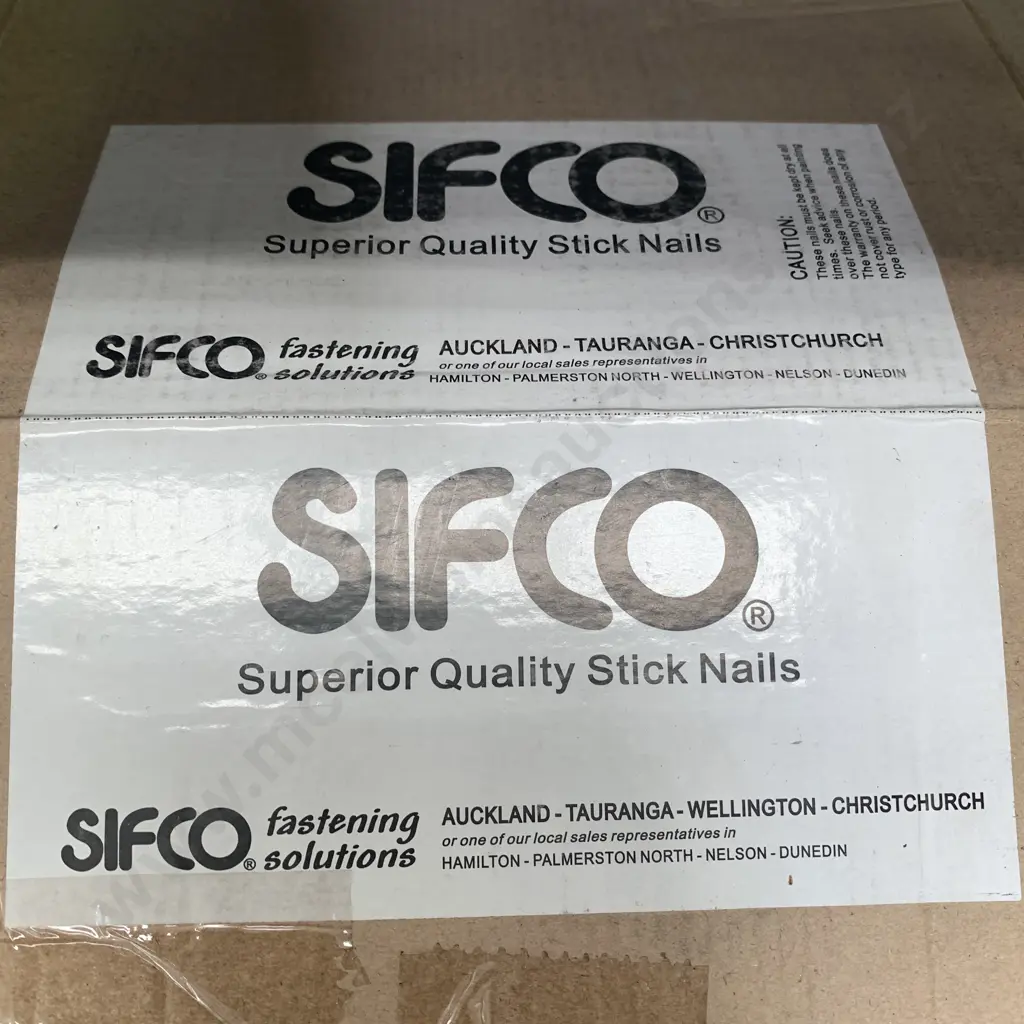 Sifco 38 x 3.33mm Galvanised Metal Connector Stick Nails, 2 Boxes of 4000 Nails (MCN3831G) Image 1++