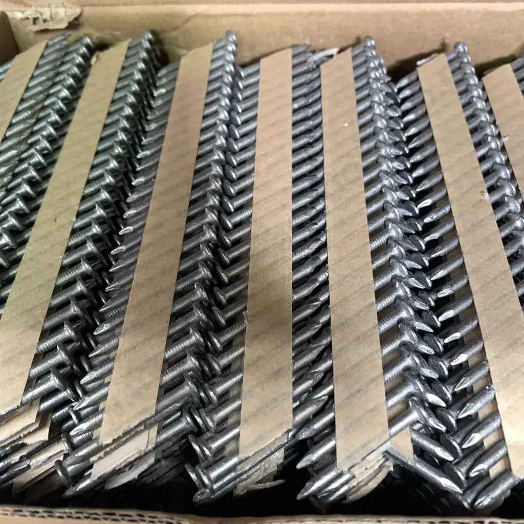 Sifco 38 x 3.33mm Galvanised Metal Connector Stick Nails, 2 Boxes of 4000 Nails (MCN3831G) Image 1++