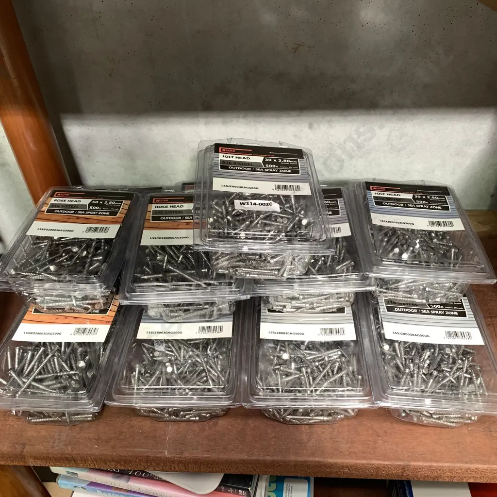 Ecko Jolt Head 30 x 2.80mm, 9 x 500g Packs & Rose Head 50 x 2.80mm, 4 x 500g Packs, Outdoor / Sea Spray Image 1++