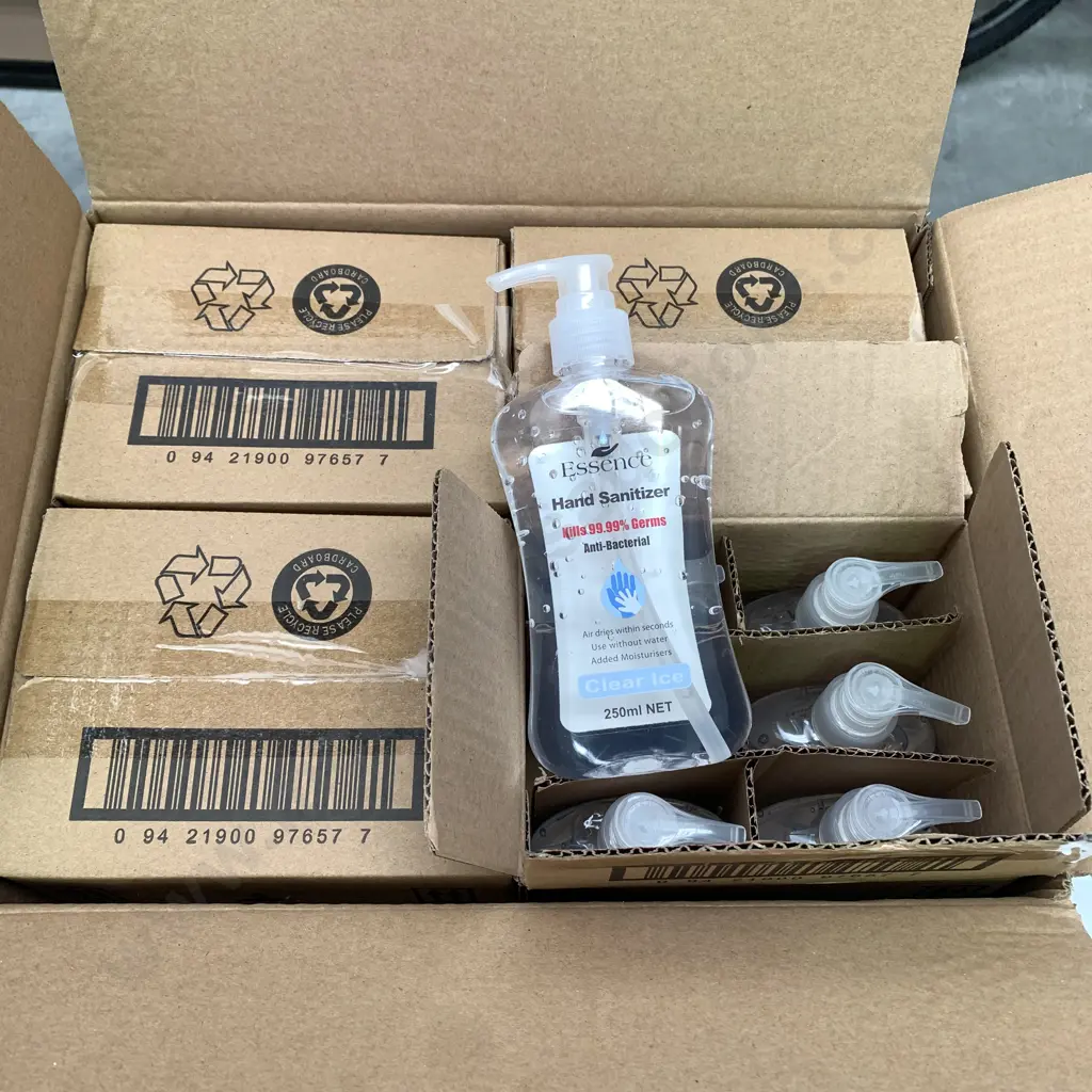 24 Pack of Essence Hand Sanitiser 250ml Image 1++