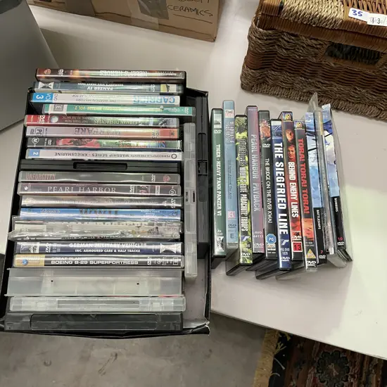 Selection of War DVD's