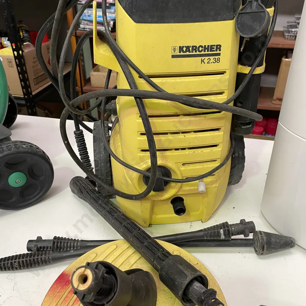 Karcher K2.38 Waterblaster with hose attachments etc Image 1++