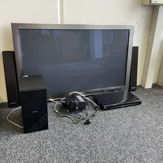 NO RESERVE Panasonic 50in Plasma Viera TV model THP50V20Z with Panasonic Sound System