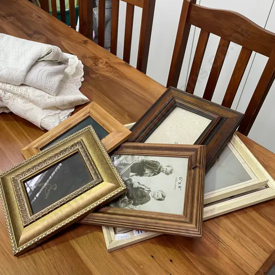 Assortment of picture frames