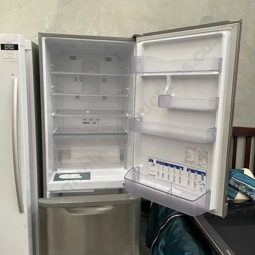 Mitsubishi Refrigerator Freezer Model MR-CU415T-ST-A Image 1++