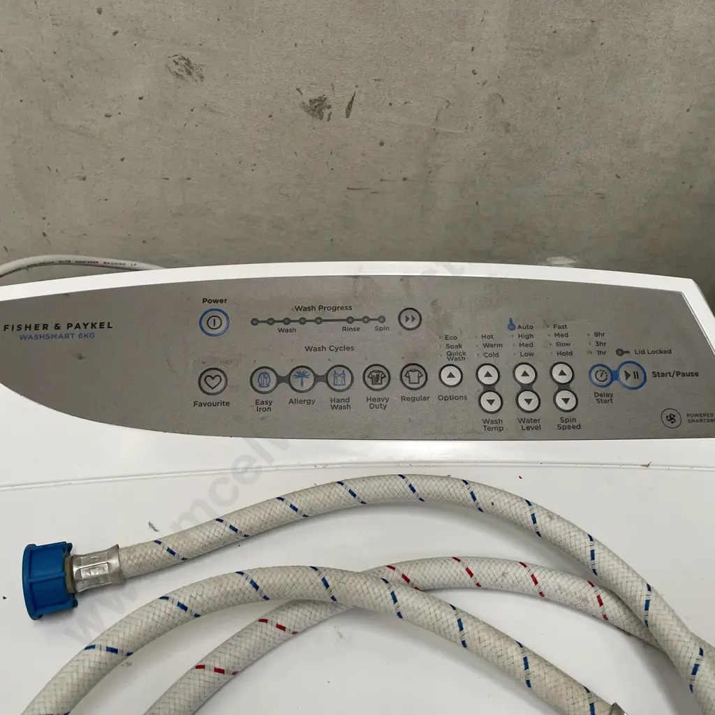 Fisher and Paykel Washsmart 6kg Washing Machine Model WA60T56GW1 Image 1++
