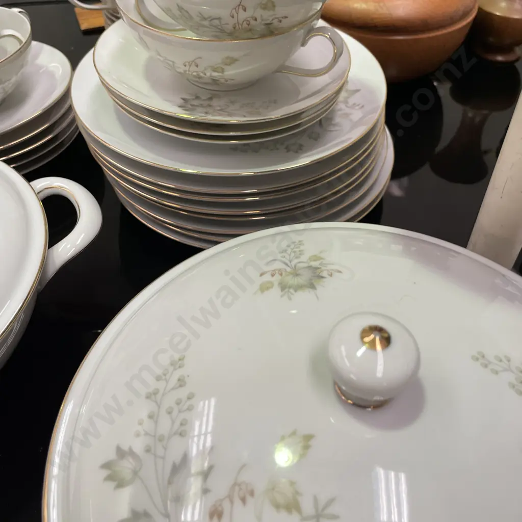 Vintage Feih Bayreuth Bavaria German 41 Piece Dinner Set Image 1++