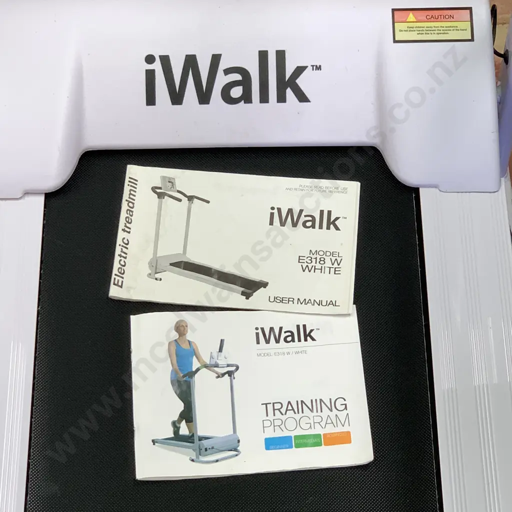iWalk Electric Treadmill, Model E318 W White, very limited use, as new condition. Comes with User Manual  Image 1++