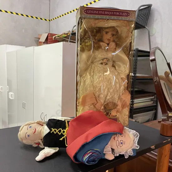 Boxed Timeless Treasures Doll with Dutch Double Ended Doll