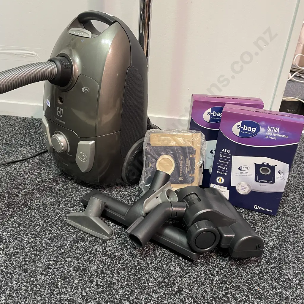 Electrolux EzyGo ZEG6500 Vacuum and accessories with 2 unopened S-Bag Vacuum Bag boxes worth $38 Image 1++