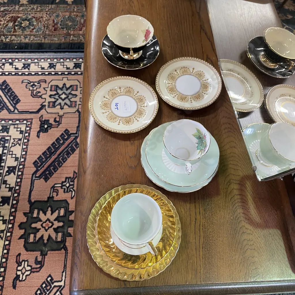 Assorted Porcelain Teaware Including Aynsley etc Image 1++