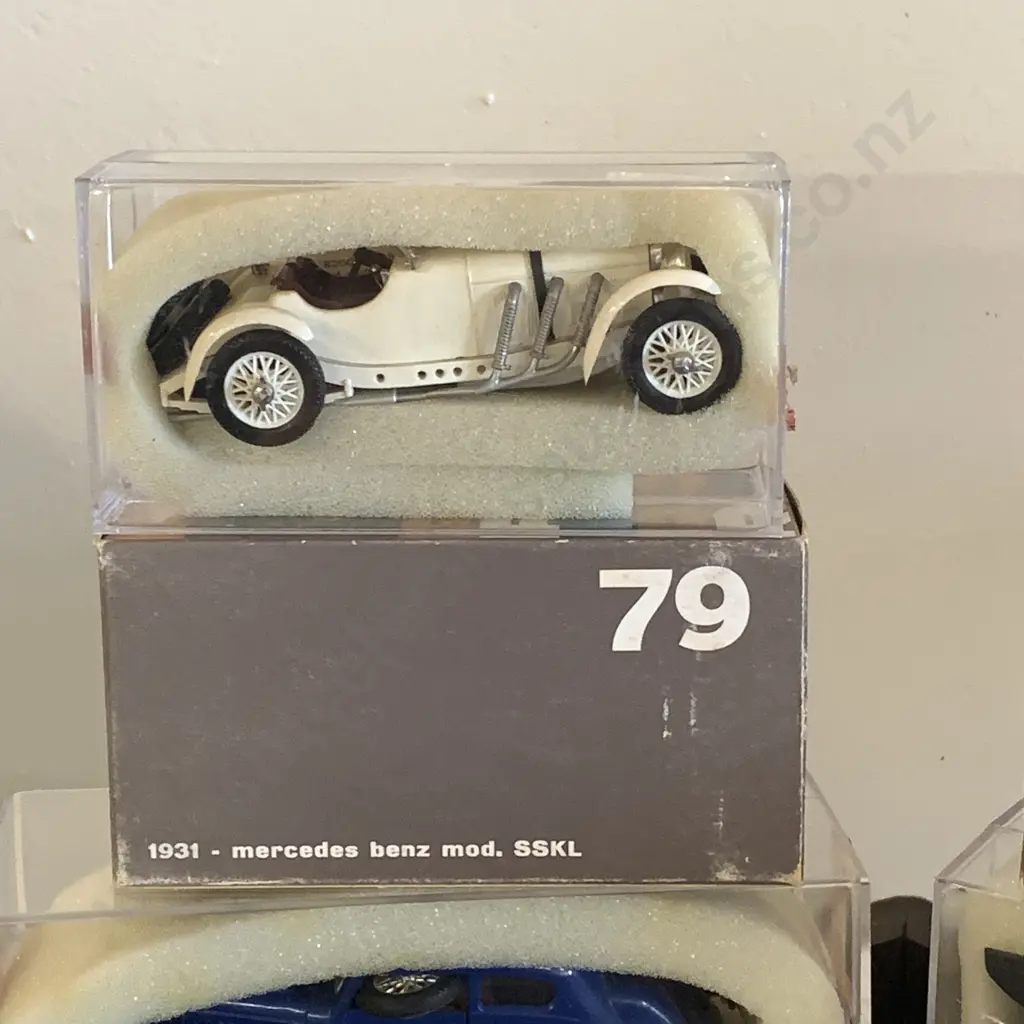 Vintage Boxed Rio Diecast Vehicles including Mercedes Personale di Hitler - 1942 Image 1++