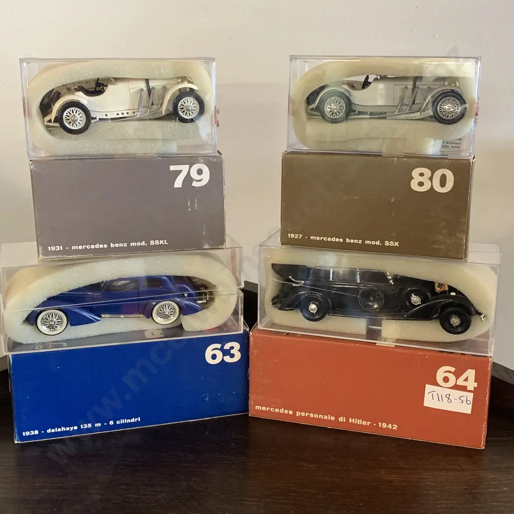 Vintage Boxed Rio Diecast Vehicles including Mercedes Personale di Hitler - 1942 Image 1++