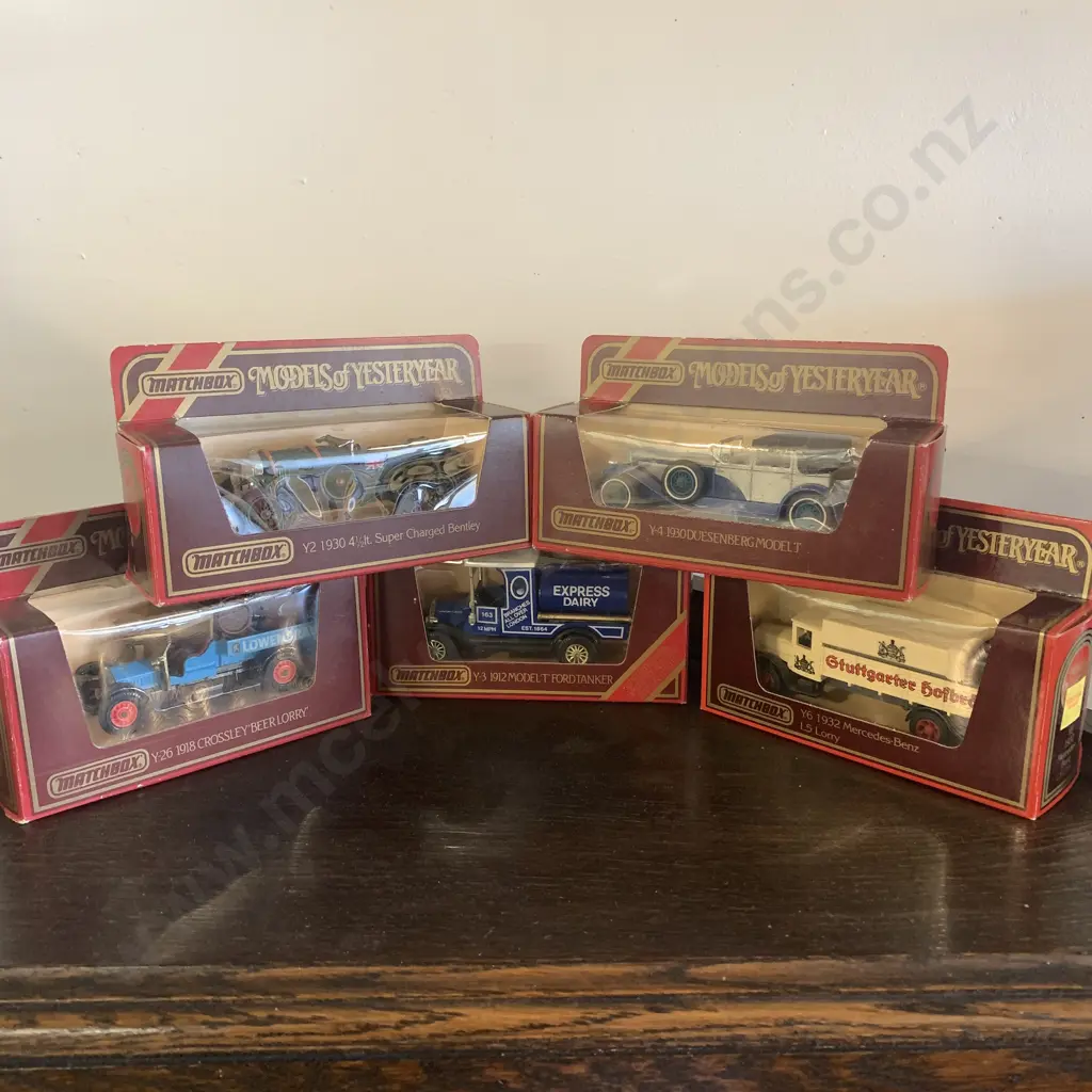 Vintage Matchbox Models of Yesteryear Boxed x 5 Image 1++