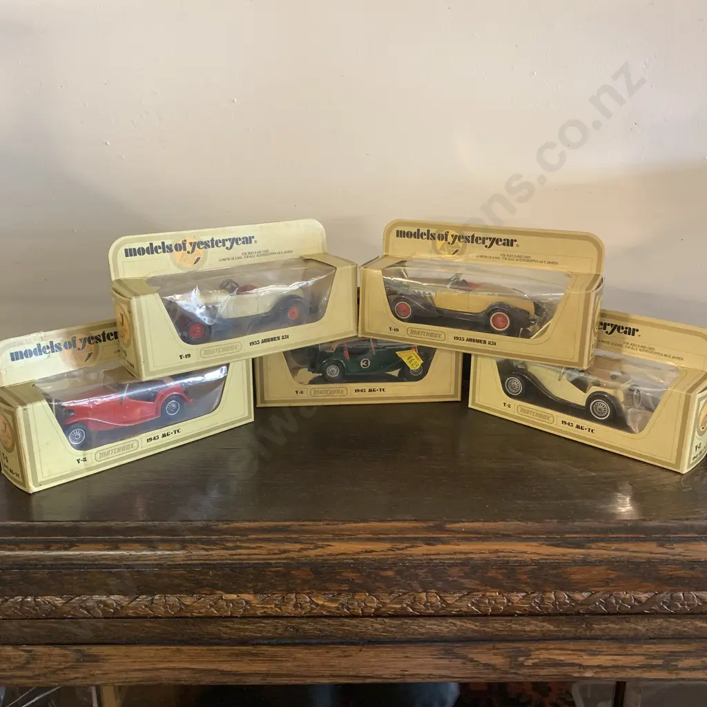 Vintage Matchbox Models of Yesteryear Boxed x 5 Image 1++