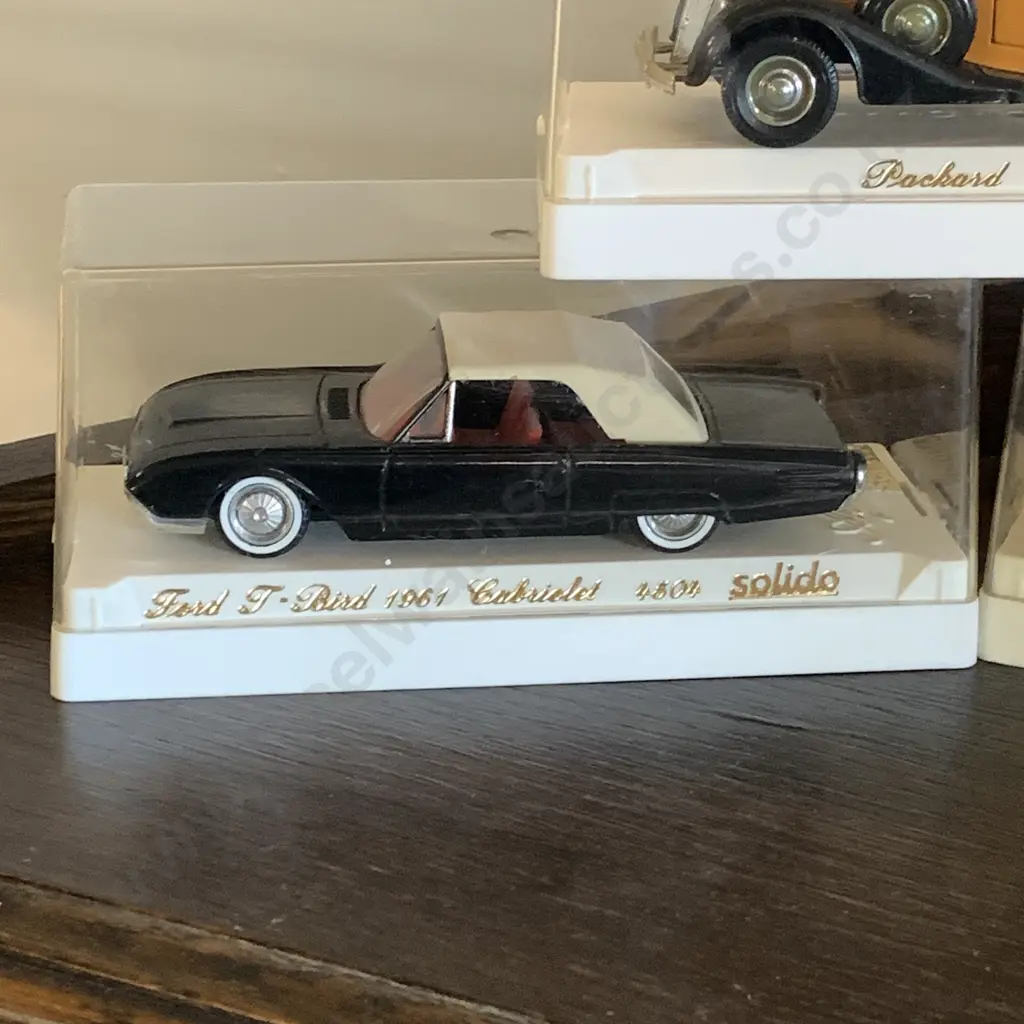 Collection of Vintage Diecast Age D'or Solido Boxed Model Cars x 5 Image 1++