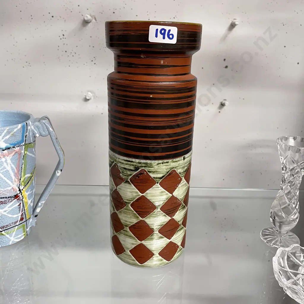 Mid Century W. German Pottery Vase. H25cm Image 1++