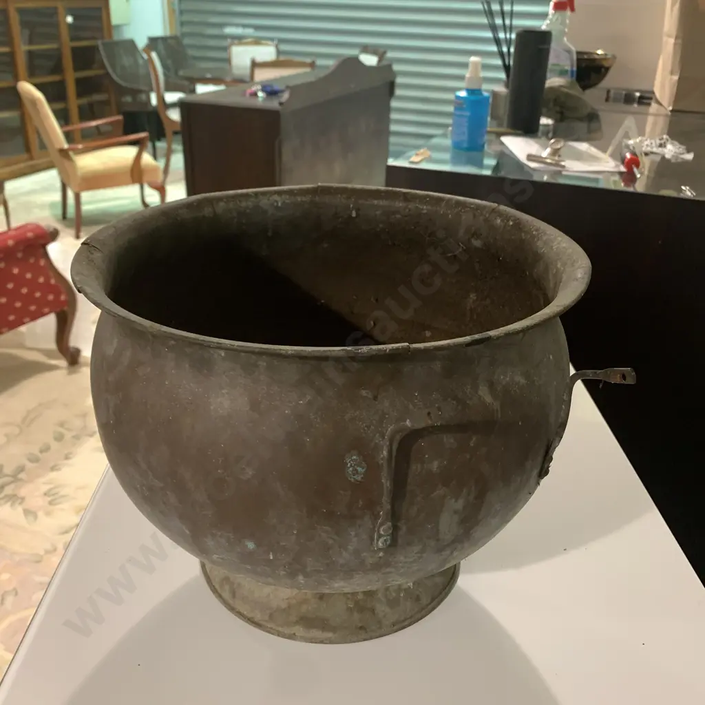 Copper Pot, H23, Dia29cm, af as shown Image 1++